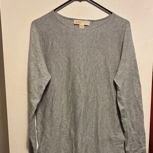 Michael Kors Heather Gray Knit Top